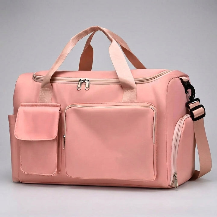 Elegant unisex weekendväska med separat skofack. Smart handbagage för organiserade kortresor.