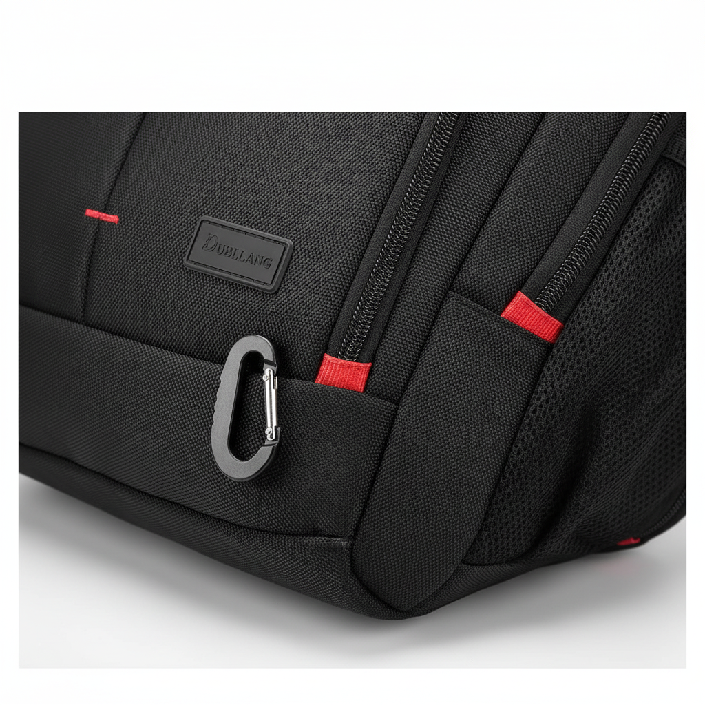 Mångsidig laptopryggsäck 50L för pendling & resa. Vattentät, med USB-laddning och rymliga fack.