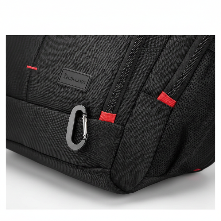 Mångsidig laptopryggsäck 50L för pendling & resa. Vattentät, med USB-laddning och rymliga fack.