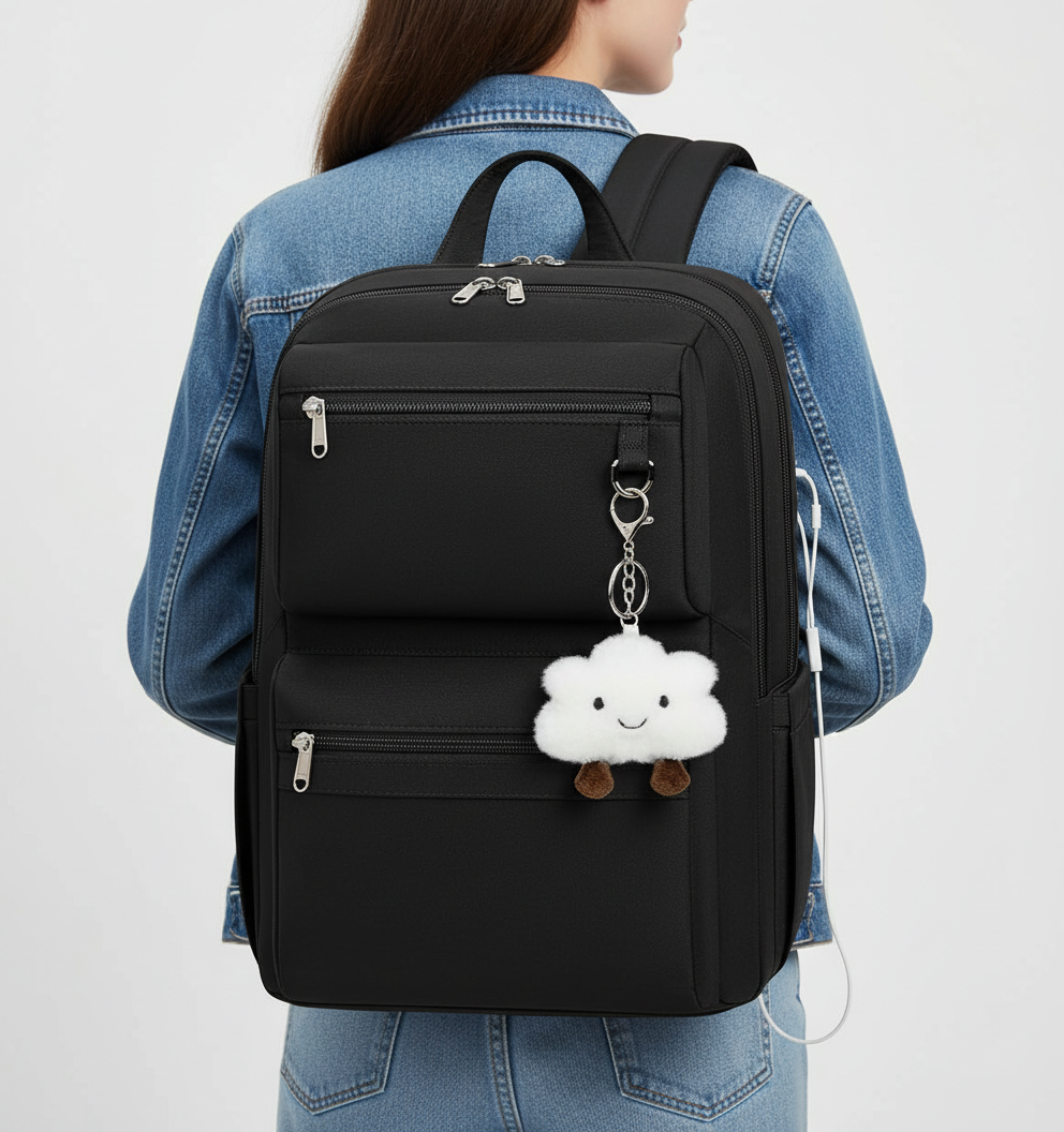 Mångsidig ComfortPack ryggsäck för pendling, skola och arbete, med smart organisation och hög bärkomfort.