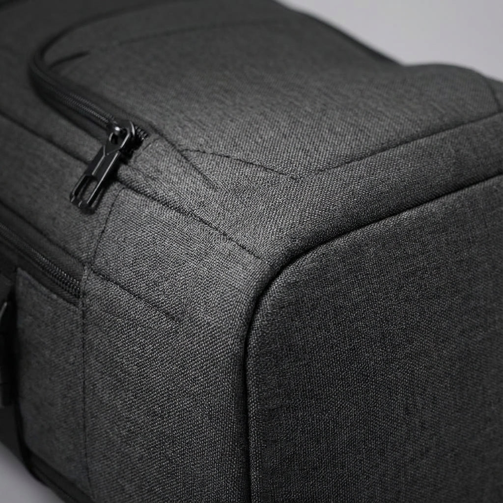 Vattentät affärsryggsäck FlightFold för arbetspendling & flygresor. Rymmer laptop säkert, är unisex & expanderbar.