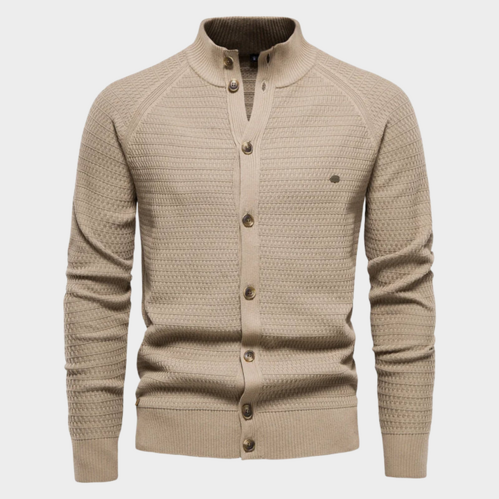 Svart herrjacka för modern man. Elegant vinterjacka eller höstjacka, tidlös stil och optimal komfort.