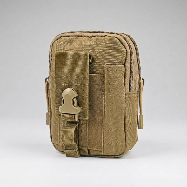 Mångsidig taktisk MOLLE organisatör (grön, svart, khaki). Perfekt verktygsficka för äventyr & outdoor.