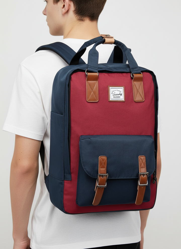 Modern datorväska, elegant laptopryggsäck för urban pendling och professionellt bruk.