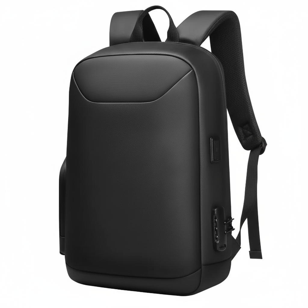 Skyddande laptopryggsäck, perfekt som reseryggsäck eller skolryggsäck med säker laptopficka.