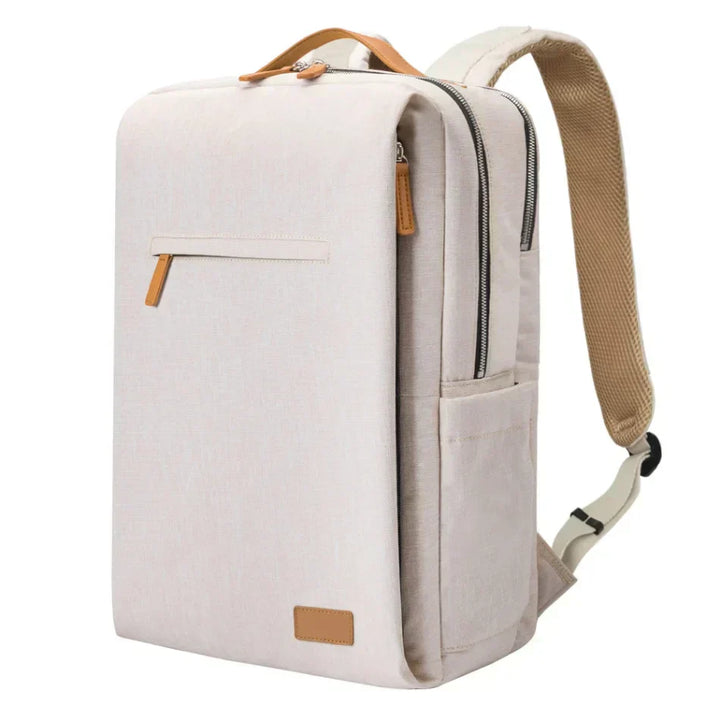 Stilren svart unisex ryggsäck med laptopfack och USB-laddning. Idealisk för affärsresor, pendling och vardag.