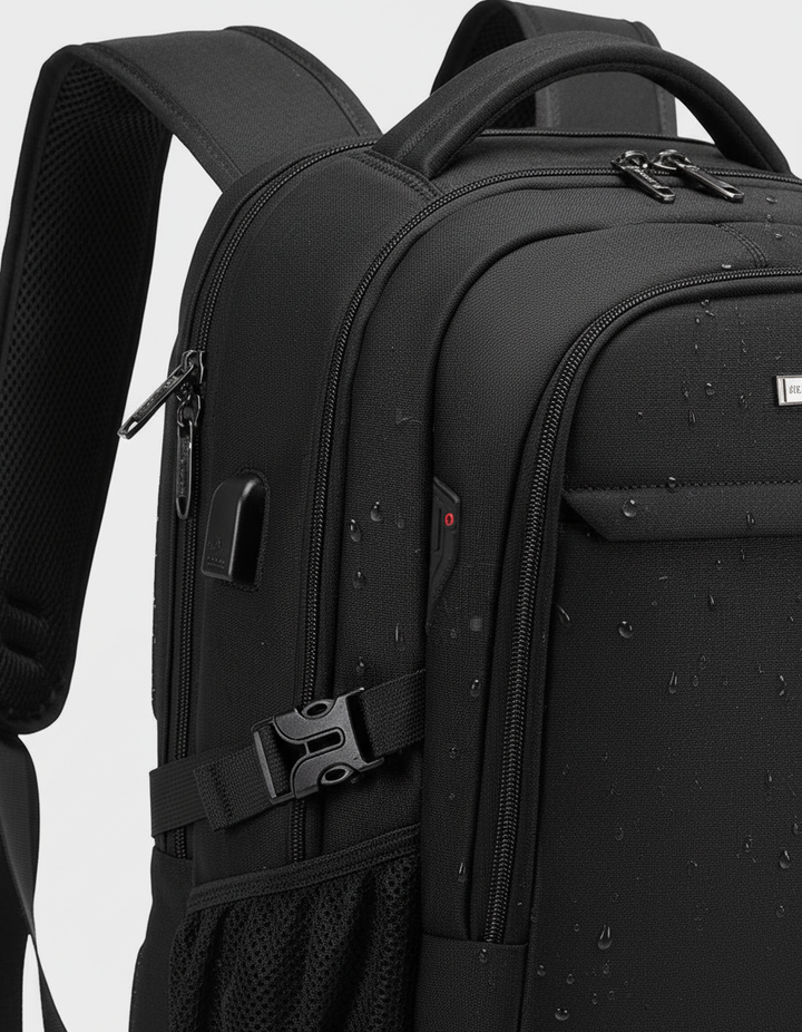 ComfortBag multifunktionell ryggsäck, vattentålig för laptop och organiserade prylar. Perfekt för resor.