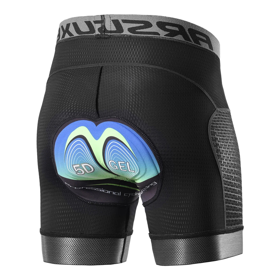 Vikta herrcykelshorts med 5D gelkuddar, redo för nästa cykeläventyr, passar för herr.