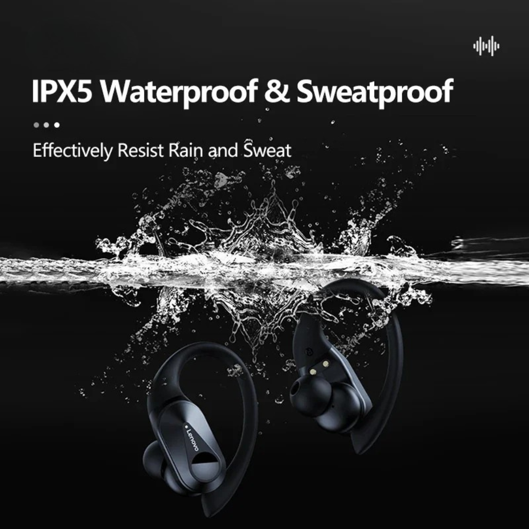 Unisex Bluetooth sporthörlurar med enastående ljudkvalitet, säker passform och lång batteritid för aktiv livsstil.