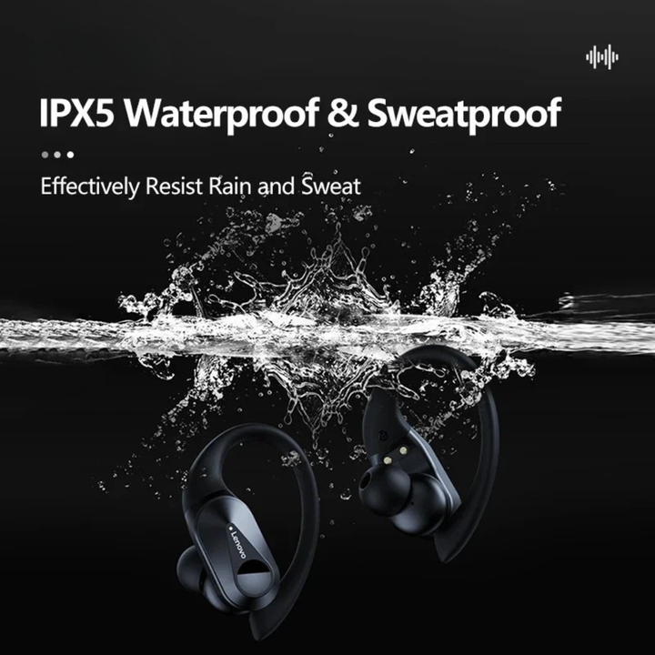 Unisex Bluetooth sporthörlurar med enastående ljudkvalitet, säker passform och lång batteritid för aktiv livsstil.