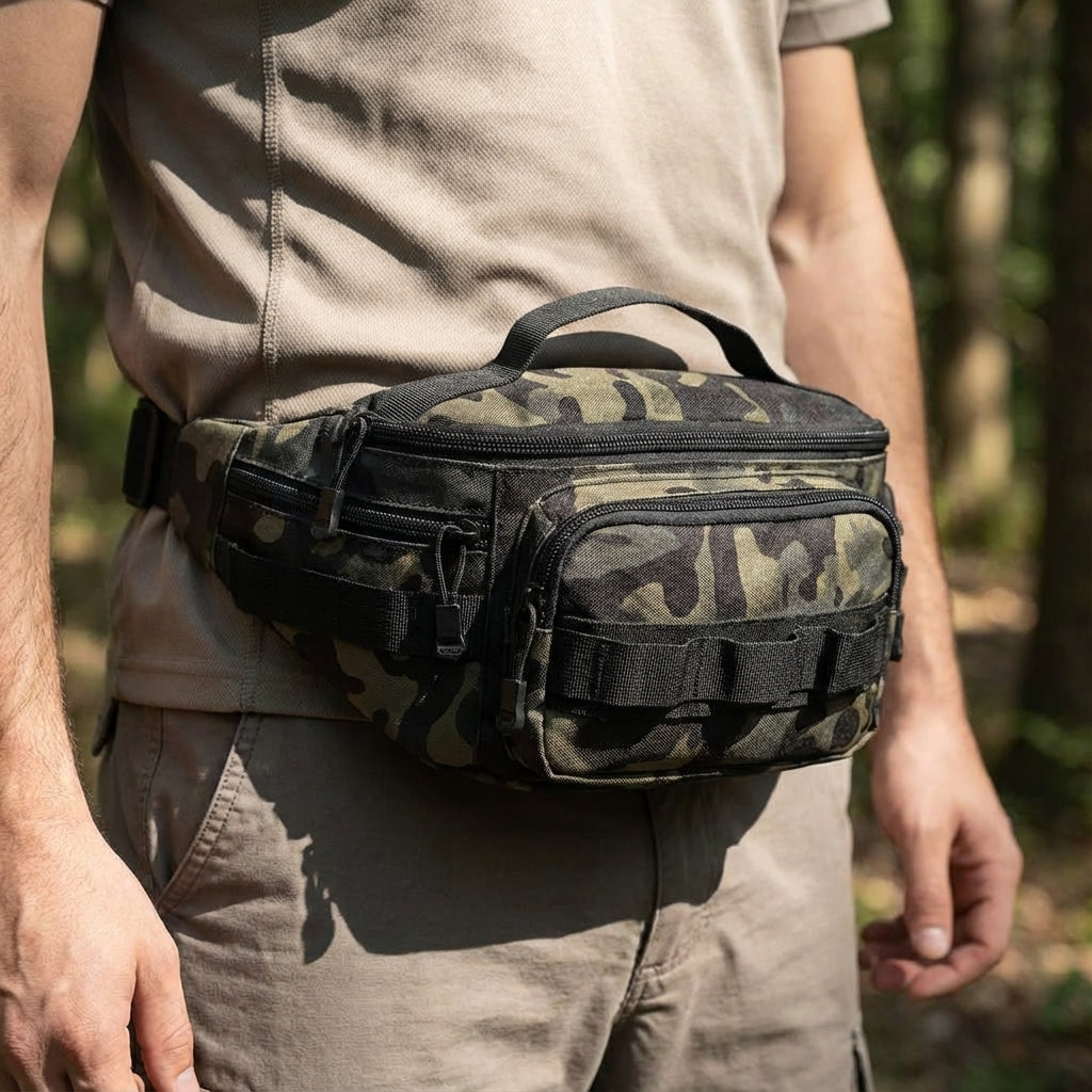 Taktisk midjeväska RangerPack för äventyr, vandring & vardag. Unisex, vattenavvisande & funktionell.