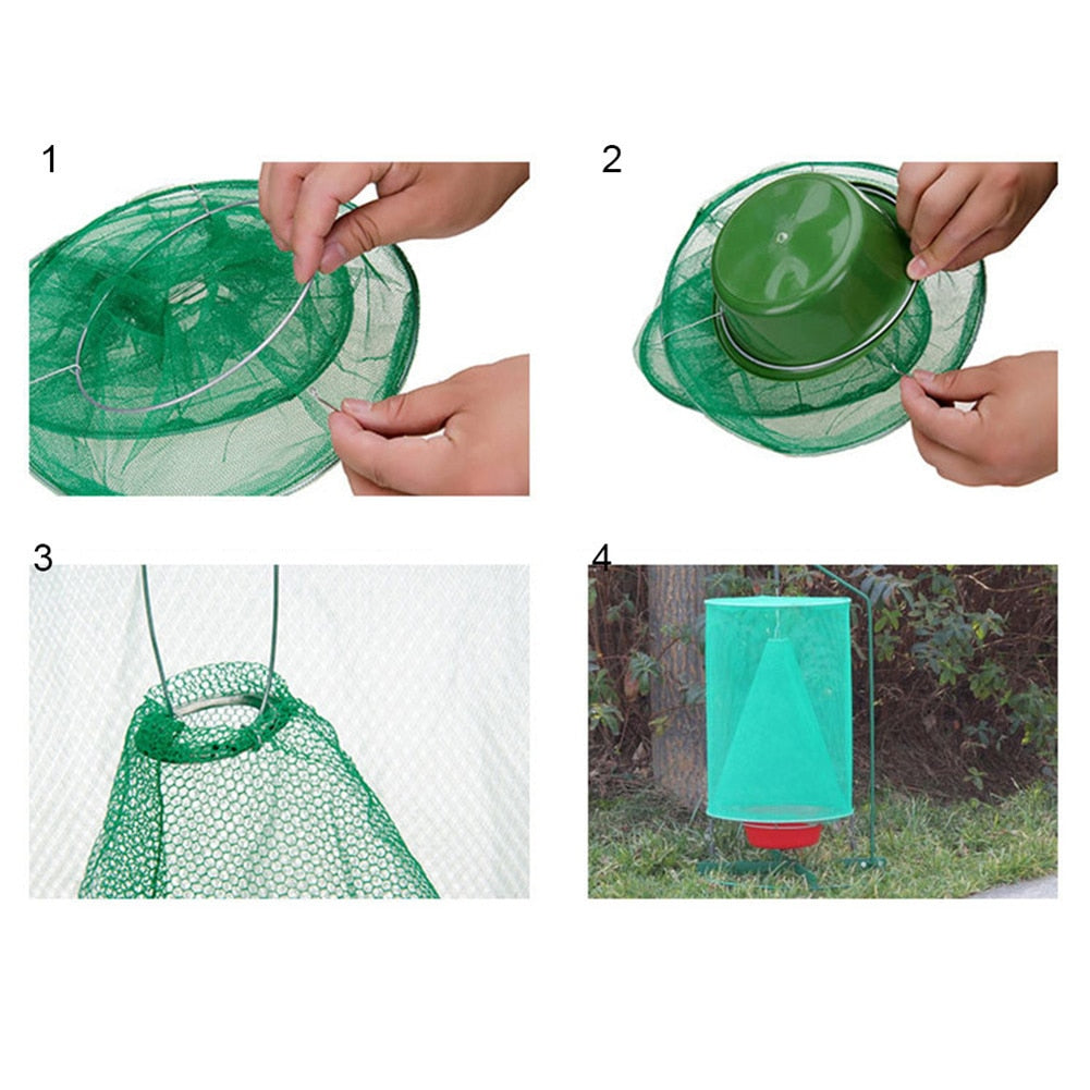 Flugfälla designad för att vara diskret och ändå mycket effektiv mot flygande insekter.