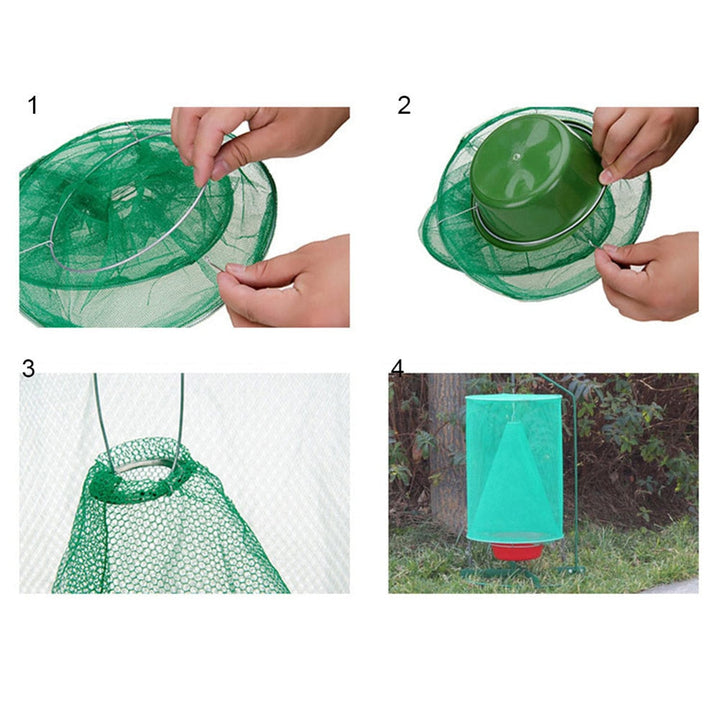 Flugfälla designad för att vara diskret och ändå mycket effektiv mot flygande insekter.