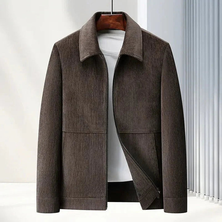 Mångsidig herrjacka med tidlös design för vardag och fest. Klassisk stil för alla tillfällen.