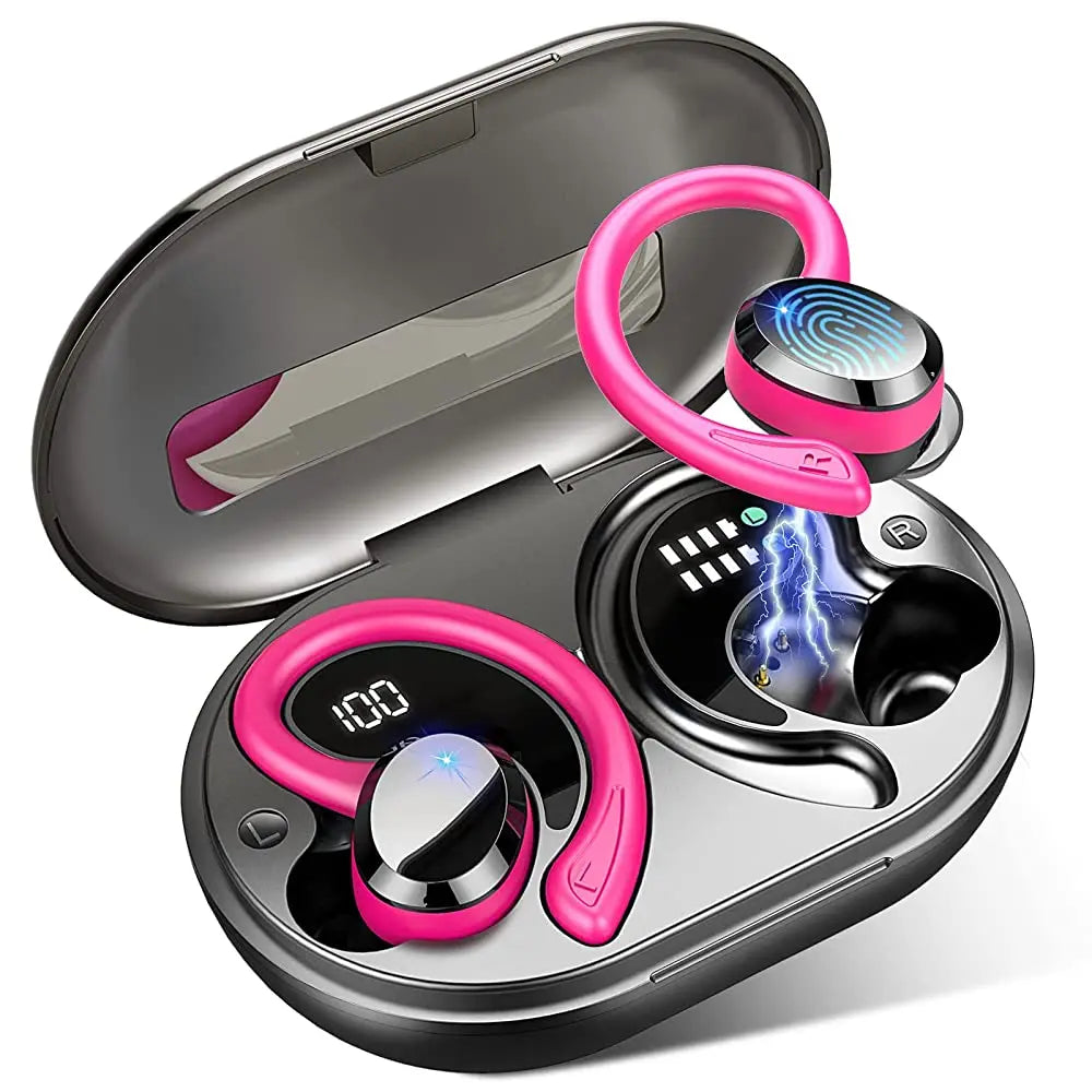 Trådlösa in-ear hörlurar för sport, ger frihet och högkvalitativt ljud under varje rörelse.