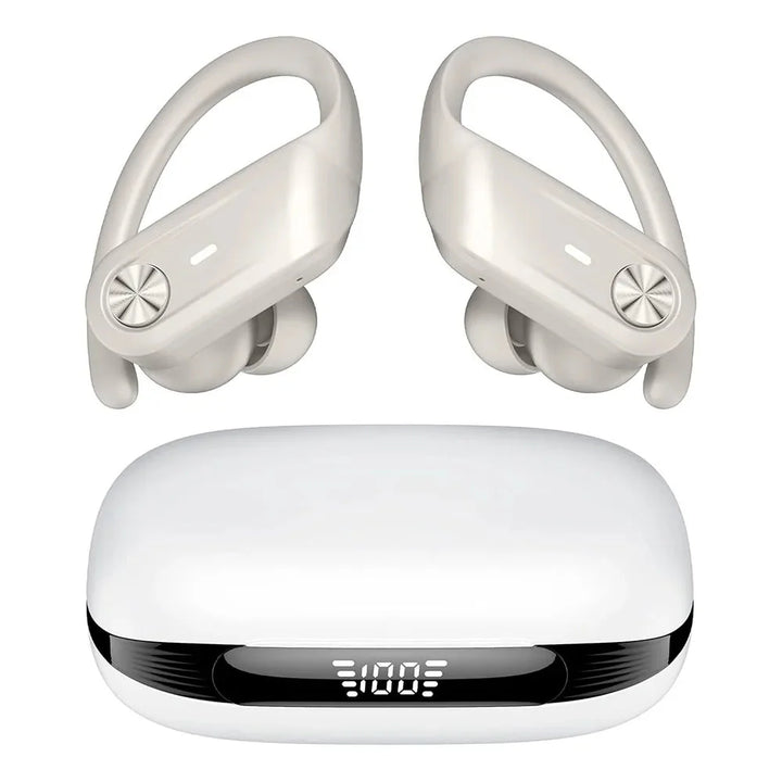 Robusta trådlösa in-ear hörlurar, IPX7 vattentåliga för all aktiv träning. Lång batteritid för din aktiva livsstil.
