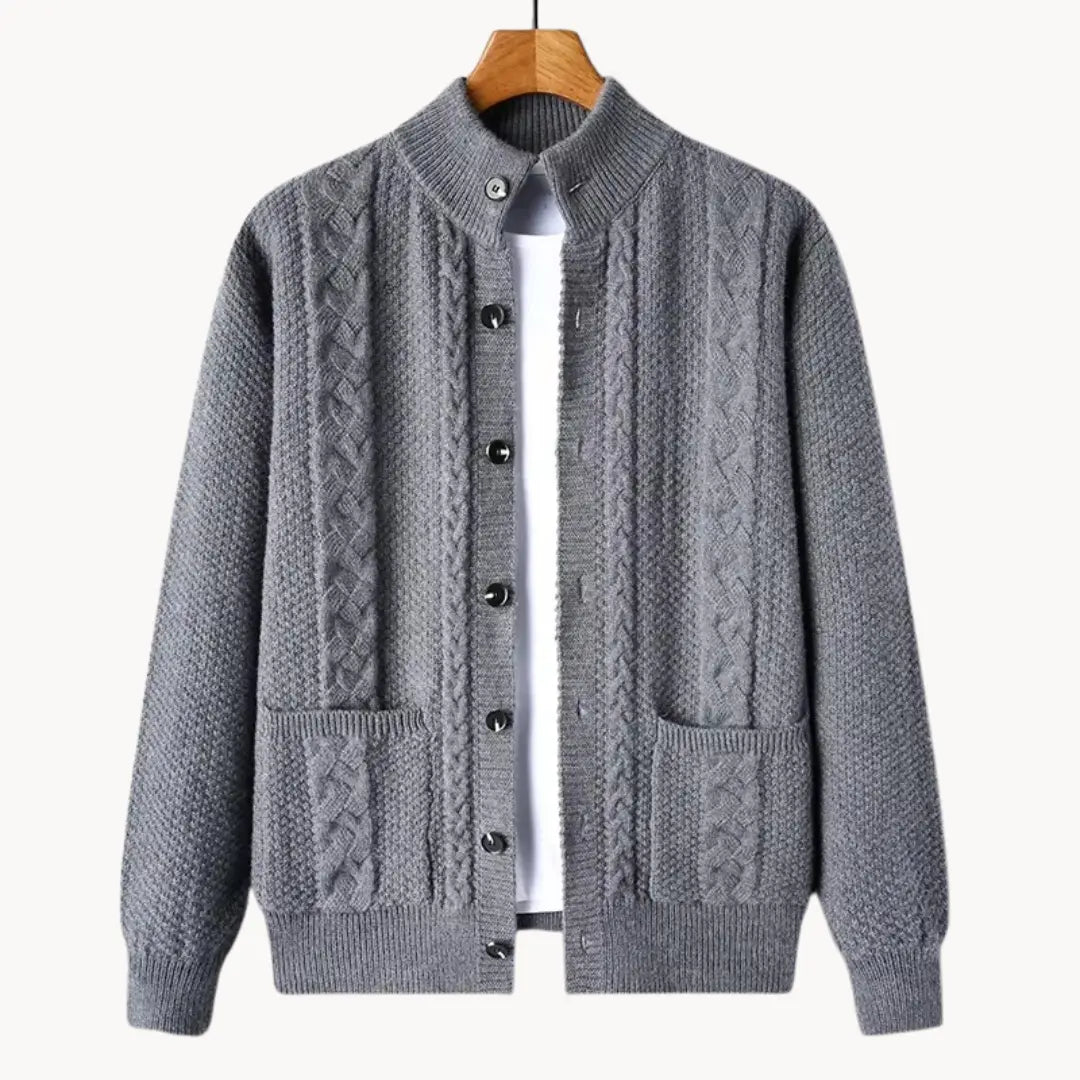 Bekväm stickad tröja för kvinnor, avslappnad passform, perfekt för vardag och trendigt höstmode.