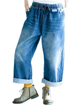 Mellanblå denim