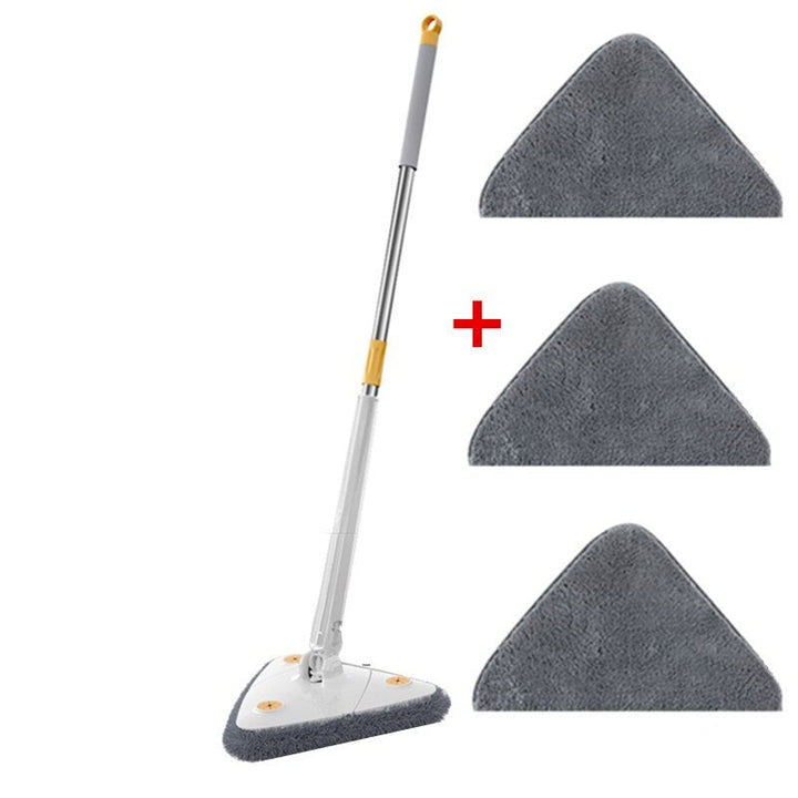 Smart mopp för hushåll: självrider, triangelformad mikrofiber för grundlig hemstädning.