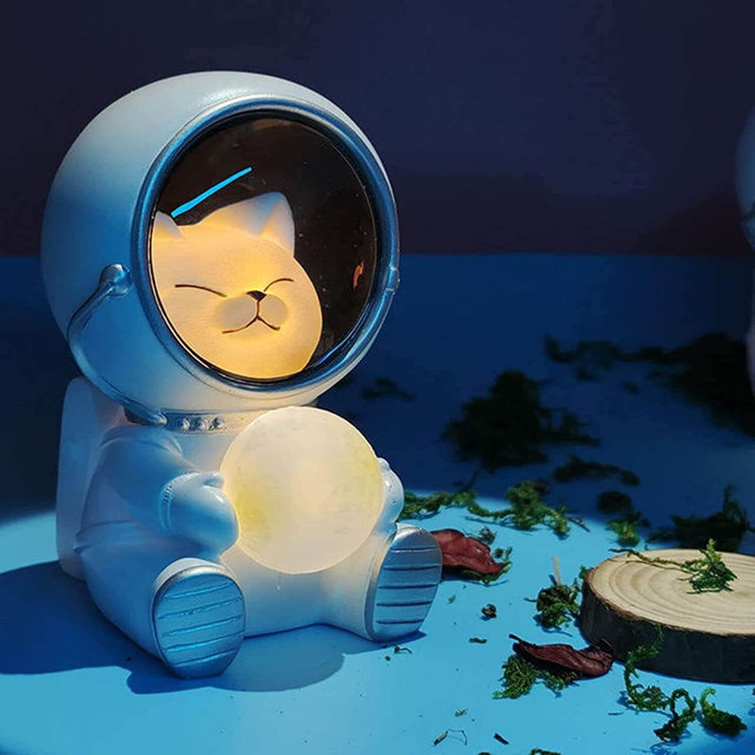 Astronaut nattlampa djur, mjuk LED-belysning för barnrummet, en perfekt dekorativ present.