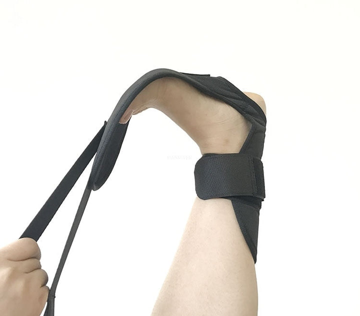 Unisex bensträckningsband för effektiv stretch, ökad flexibilitet i ben och höfter. Träningstillbehör.