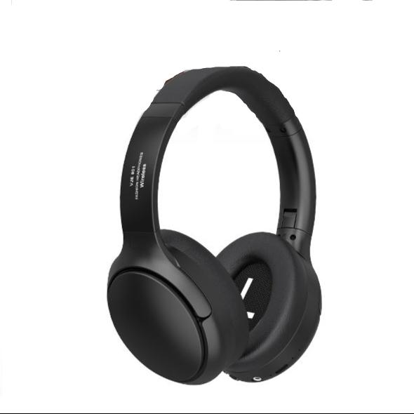 Unisex brusreducerande over ear-hörlurar med Bluetooth 5.3 för trådlös musik och djup bas, optimal ljudkvalitet.