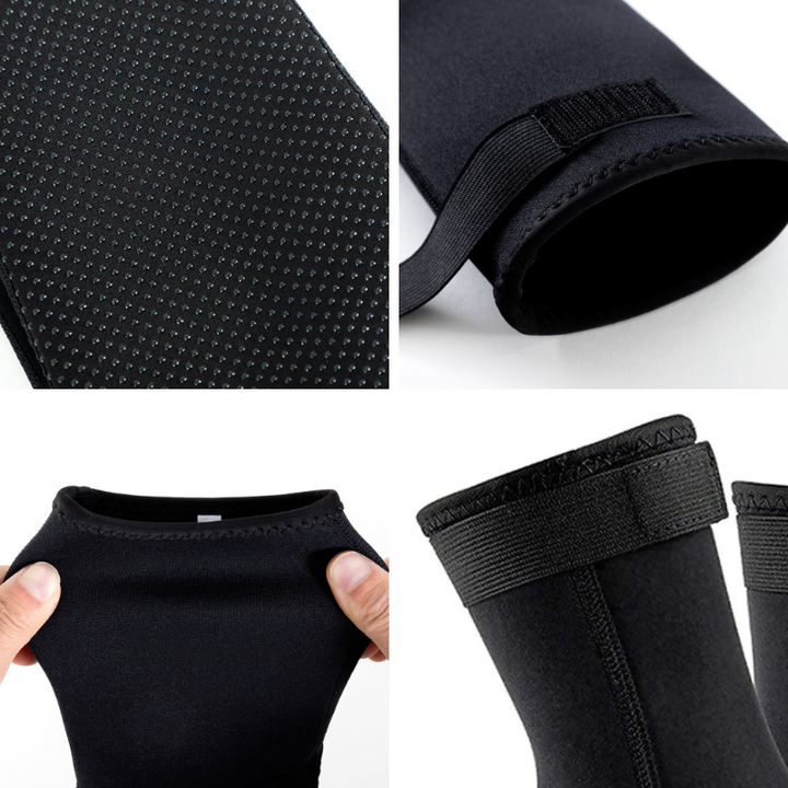 Robusta unisex dyksockor med halkskydd för optimal säkerhet vid paddling, surfing och strandpromenader.