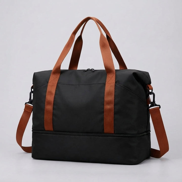 Kompakt & expanderbar vattentät handbagageväska. Hållbar unisex resväska i polyester för alla resor.