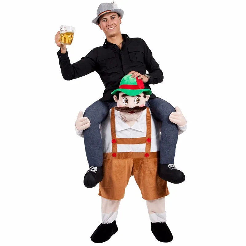 Unisex Halloweenkostym med bärande illusion, perfekt för både barn & vuxna på maskerad eller temafest.
