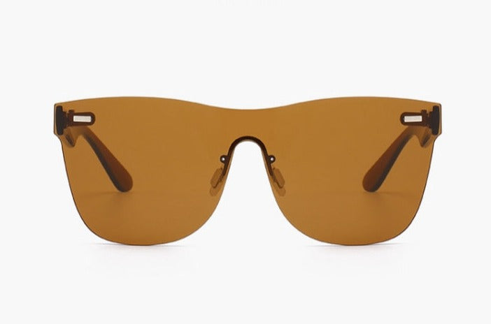 Båglösa Infinity solglasögon för unisex med speglade linser, perfekt solskydd och mode för friluftsliv.