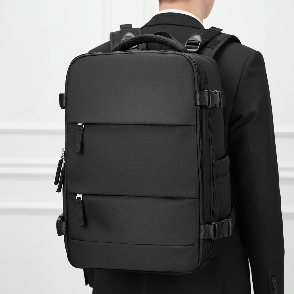 Kompakt pendlarryggsäck med laptopfack. Idealisk som arbetsväska eller skolväska för vardagsbruk.