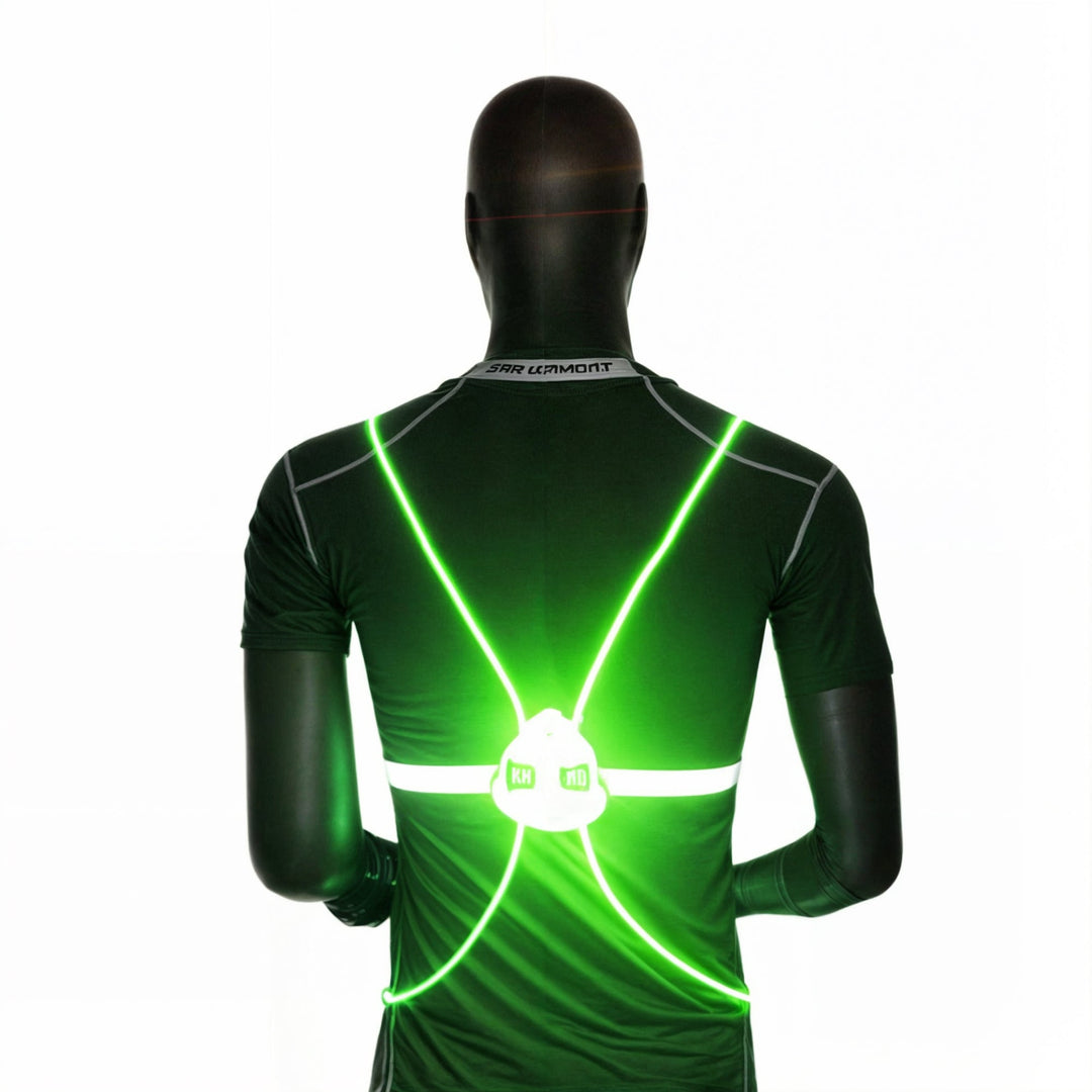 Unisex LED-reflexväst för löpning, cykling, vandring. Ger ökad synlighet och säkerhet i mörker.