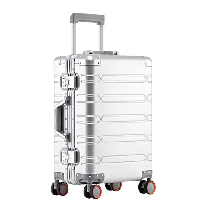 Säker hårdskalsresväska med robust konstruktion. Idealisk för tryggt resebagage, lättvikt trolley.
