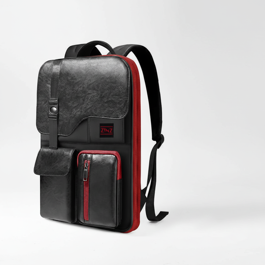 Snygg unisex ryggsäck, multifunktionell för laptop. Vattentät, perfekt för stadsliv, arbete & fritid.