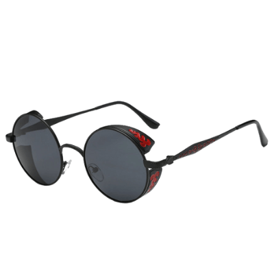 Unisex polariserade vintage solglasögon med UV-skydd, perfekt för retrostil och komfort.