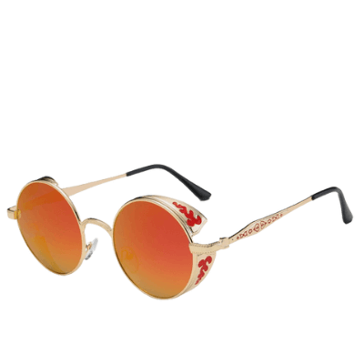 Trendiga unisex glasögon med polariserande linser, skyddar mot UV-strålar. En modern accessoar.