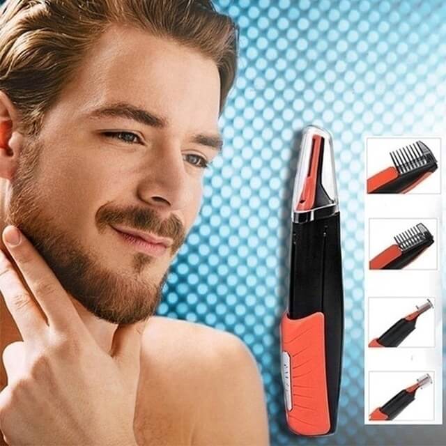 Sladdlös skäggtrimmer för män och kvinnor. Ger exakta linjer och trimning för en välvårdad look.