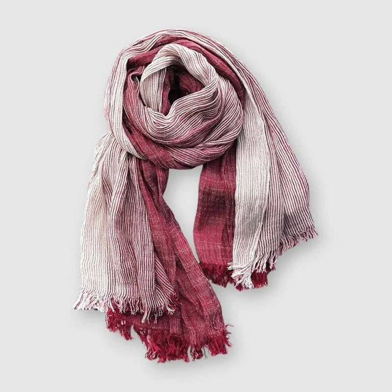 Färggrann randig unisex halsduk, en stilfull och modern accessoar. Utmärkt presenttips för fashionistas.