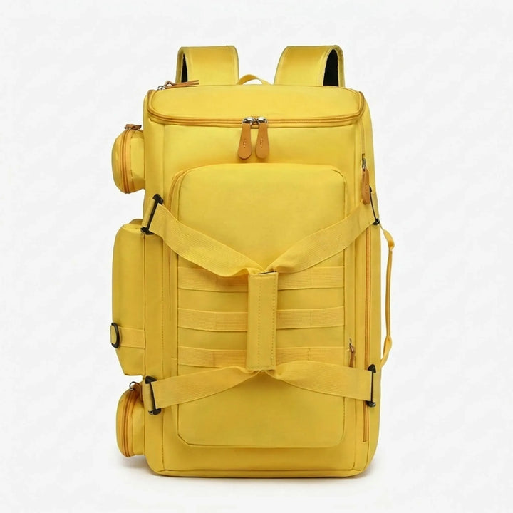 Praktisk unisex ryggsäck för resor. Stor packkapacitet, hållbar nylon. Passar som weekend- & gymväska.