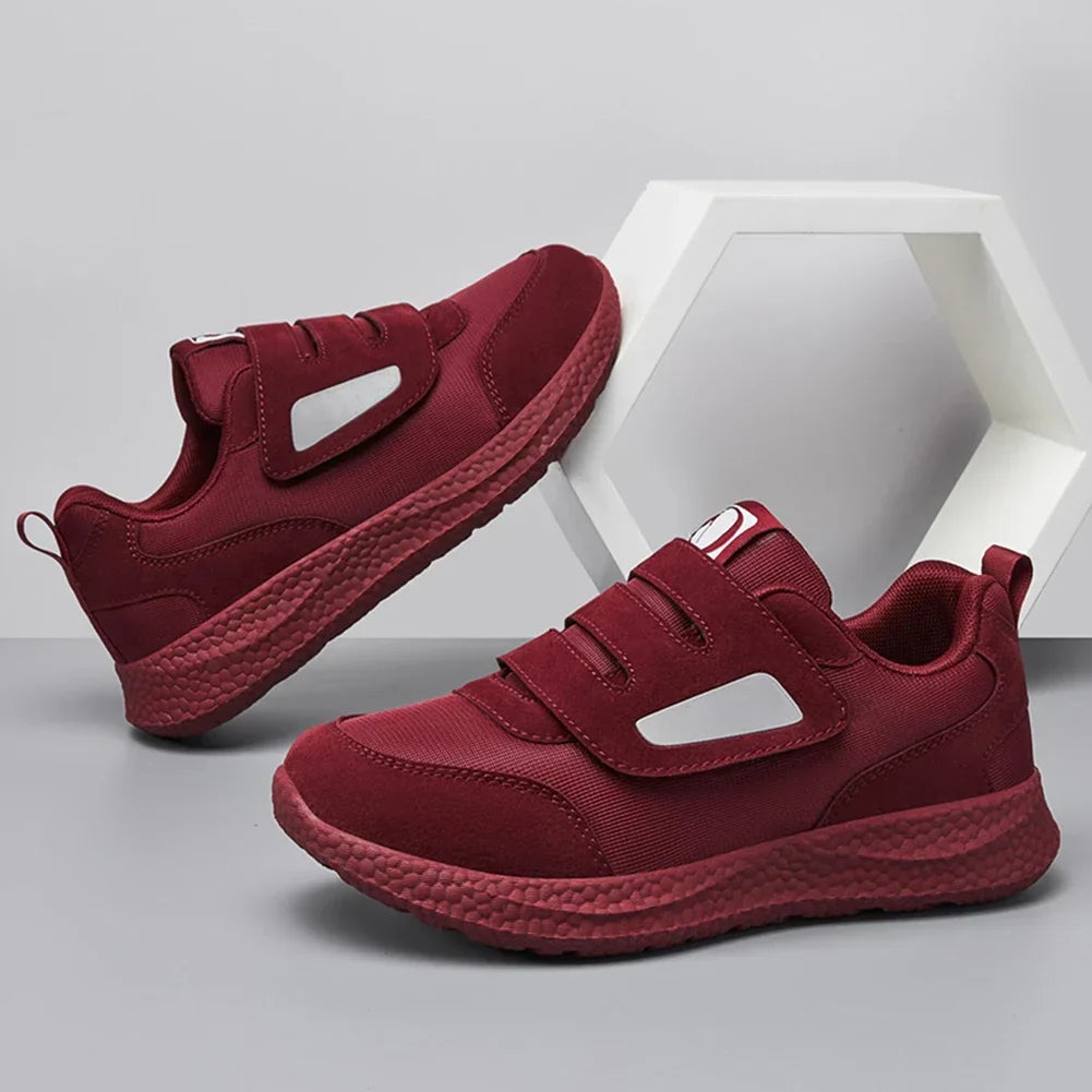 Ortopediska slip-on promenadskor, unisex sneakers med fotstöd & justerbar rem för optimal komfort.