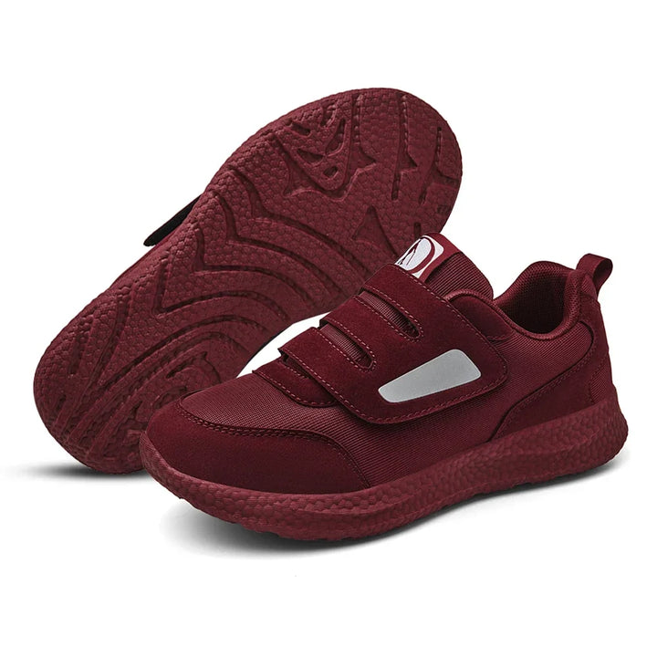 Justerbara unisex slip-on sneakers, bekväma vardagsskor med bred passform och ergonomiskt fotstöd.