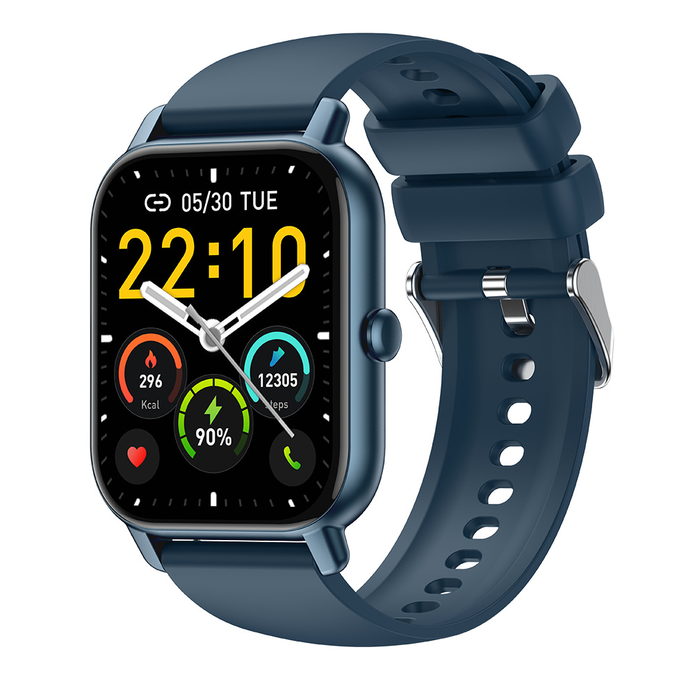 Unisex smartklocka designad för hälsa och fitness med GPS, mäter puls och sömnkvalitet.