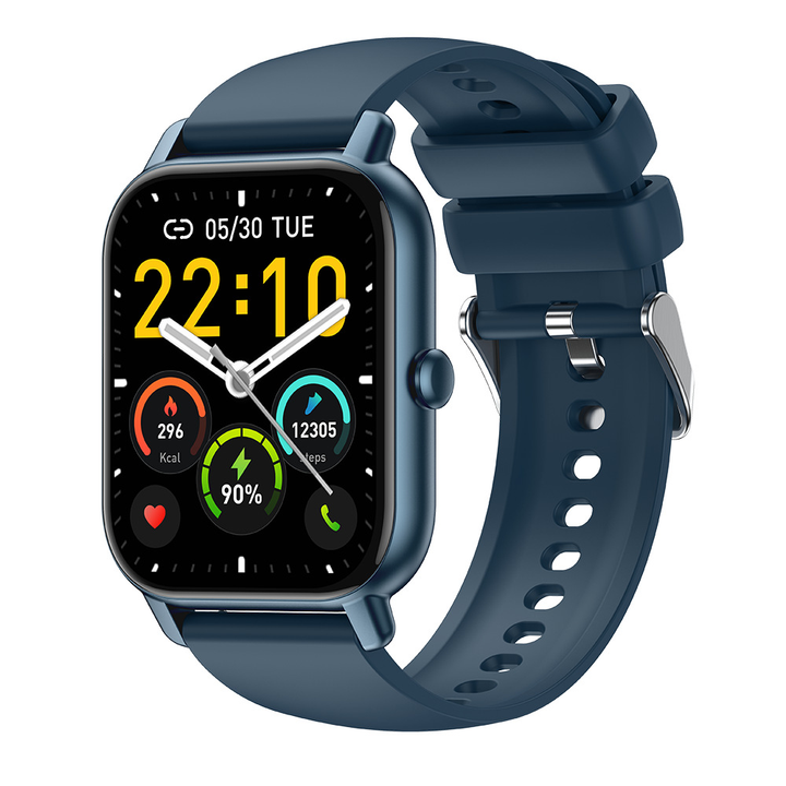 Unisex smartklocka designad för hälsa och fitness med GPS, mäter puls och sömnkvalitet.