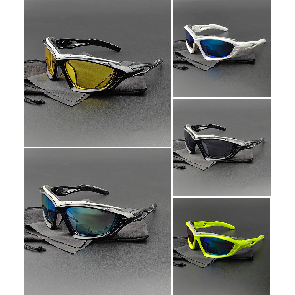 Bekväma sportglasögon för cykling, unisex med UV400 & prestanda.