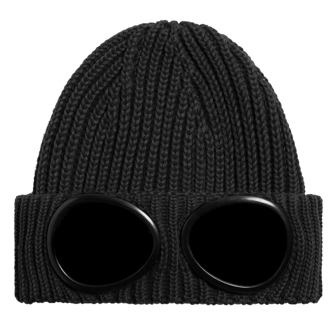 Varm stickad mössa med goggles, perfekt för kyla, presentidé för aktiva individer