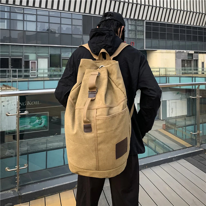 TrekMate stor volym ryggsäck i robust canvas, unisex & perfekt för äventyrspackning.