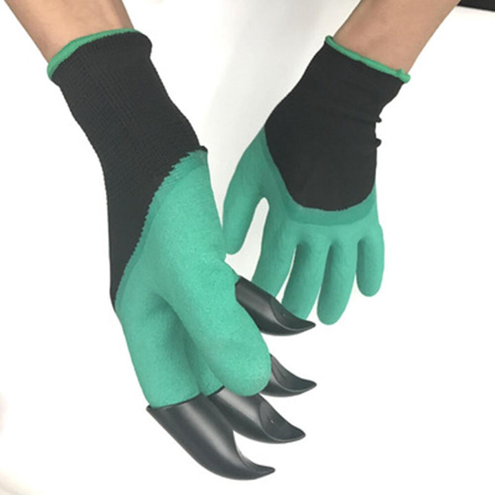 Bekväma, slitstarka unisex grävhandskar med skyddande klor för effektivt och säkert trädgårdsarbete.