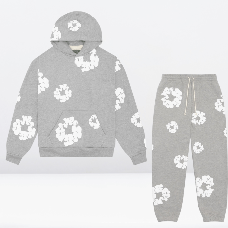 Närbild av den mjuka unisex träningsoverallen. Avslappnad passform, perfekt som bekväma fritidskläder.