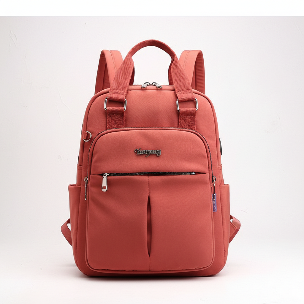 SmartPack USB-ryggsäck för skola, jobb & resa. Stöldskydd, laptopfack & vattentåligt material.