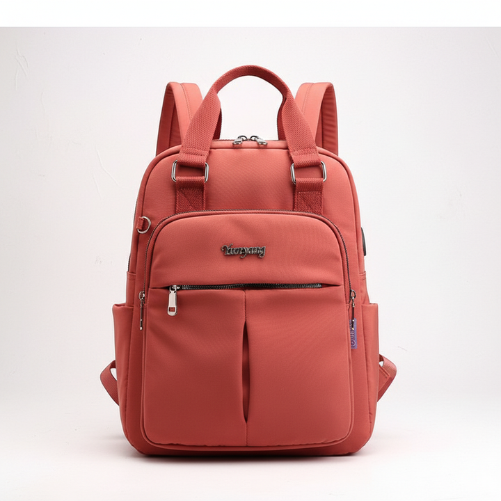 SmartPack USB-ryggsäck för skola, jobb & resa. Stöldskydd, laptopfack & vattentåligt material.